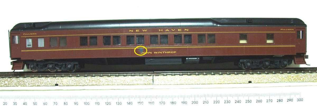 BRANCHLINE HO: Detailed American"NEW HAVEN" Pass Coach Kit in Good Assembled Boxed Condition.(US