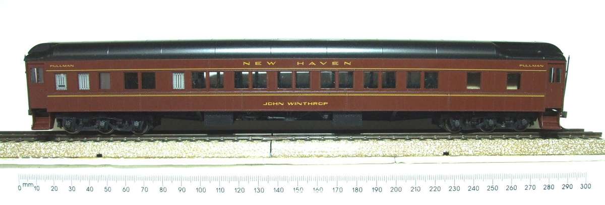 BRANCHLINE HO: Detailed American"NEW HAVEN" Pass Coach Kit in Good Assembled Boxed Condition.(US