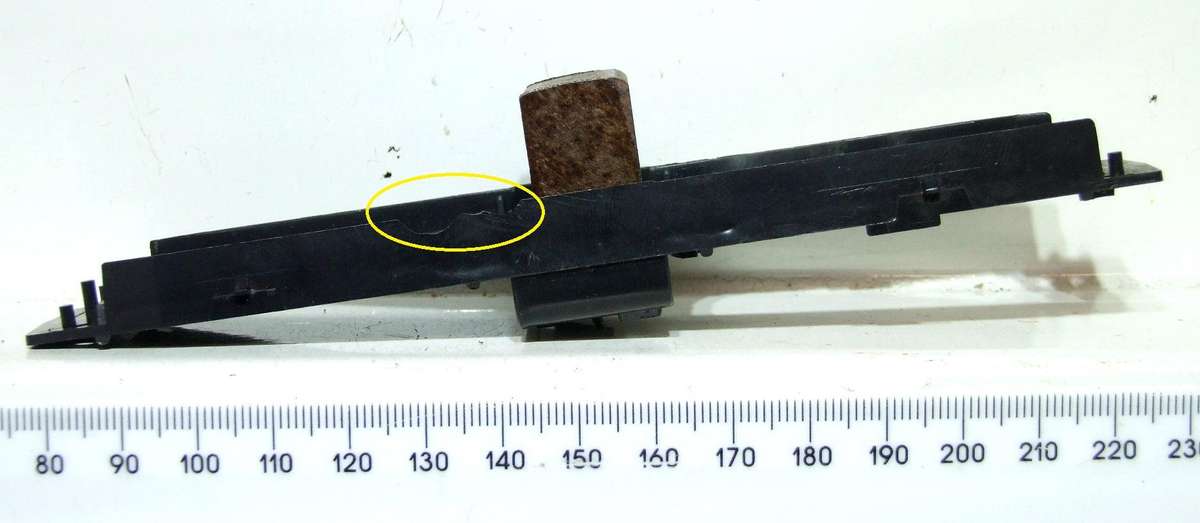 LIMA HO: SAR Power E5 Locomotive Chassis in Very Good condition for Parts.(Italy)