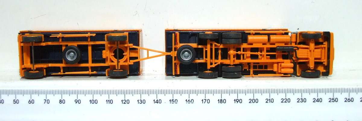 AMW HO: Highly Detailed " KOST" Mercedes Benz Truck & Trailer in Very Good Un-Boxed Condition.