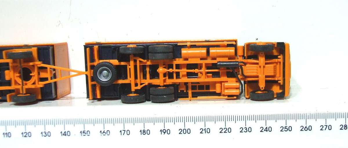 AMW HO: Highly Detailed " KOST" Mercedes Benz Truck & Trailer in Very Good Un-Boxed Condition.