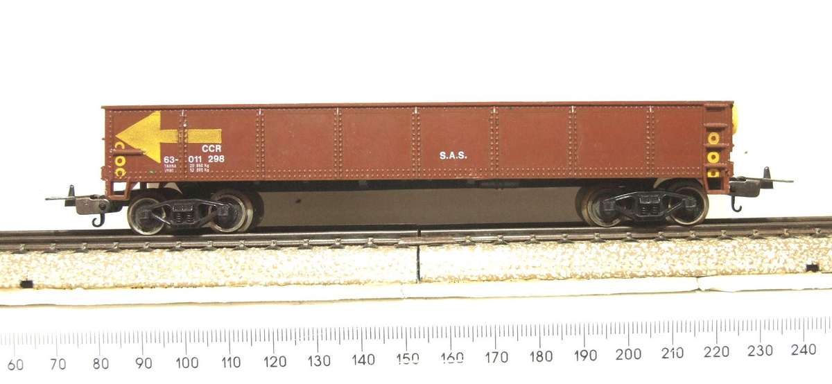 LIFE-LIKE HO: SAR CCR Coal Hopper in Good Un-boxed, Used condition (Italy)