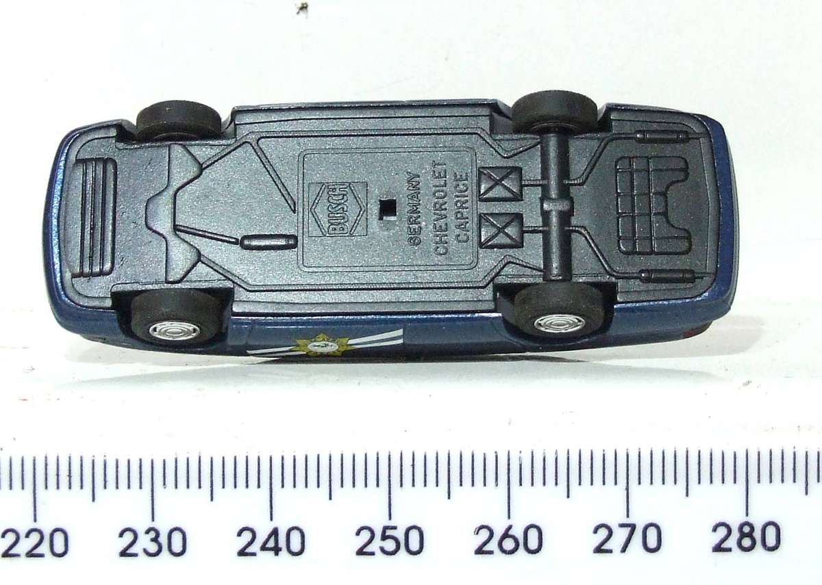 BUSCH HO: Highly Detailed Chevrolet Caprice Highway Patrol Car  in  Fair Un-Boxed Condition.
