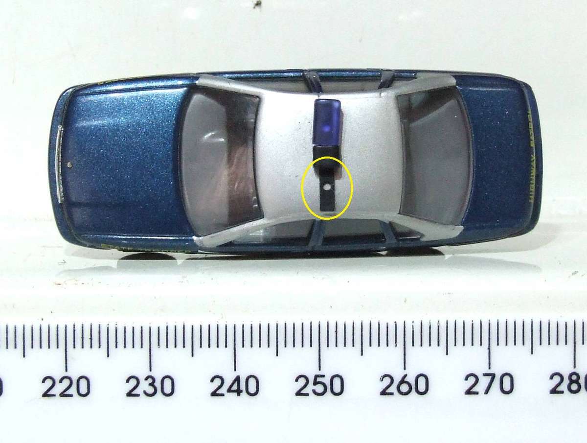 BUSCH HO: Highly Detailed Chevrolet Caprice Highway Patrol Car  in  Fair Un-Boxed Condition.