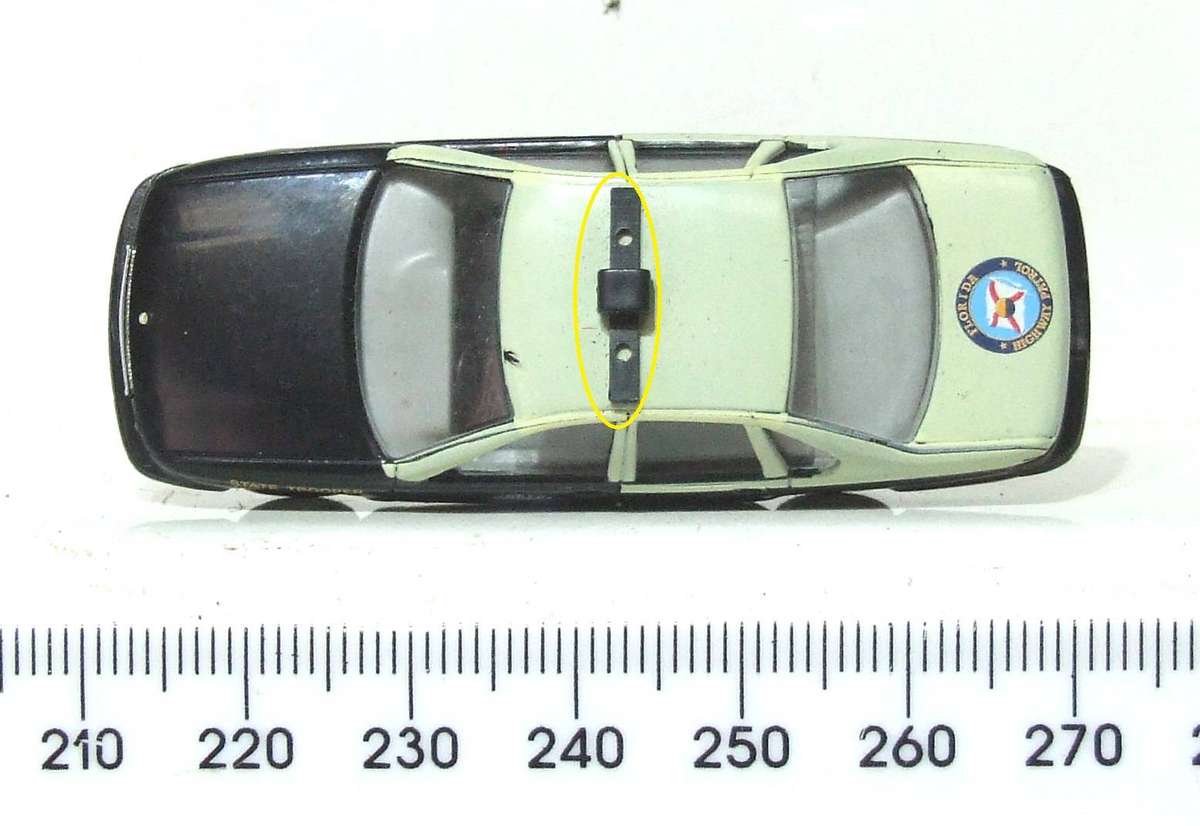 BUSCH HO: Highly Detailed Chevrolet Caprice State Trooper Car  in  Fair Un-Boxed Condition.