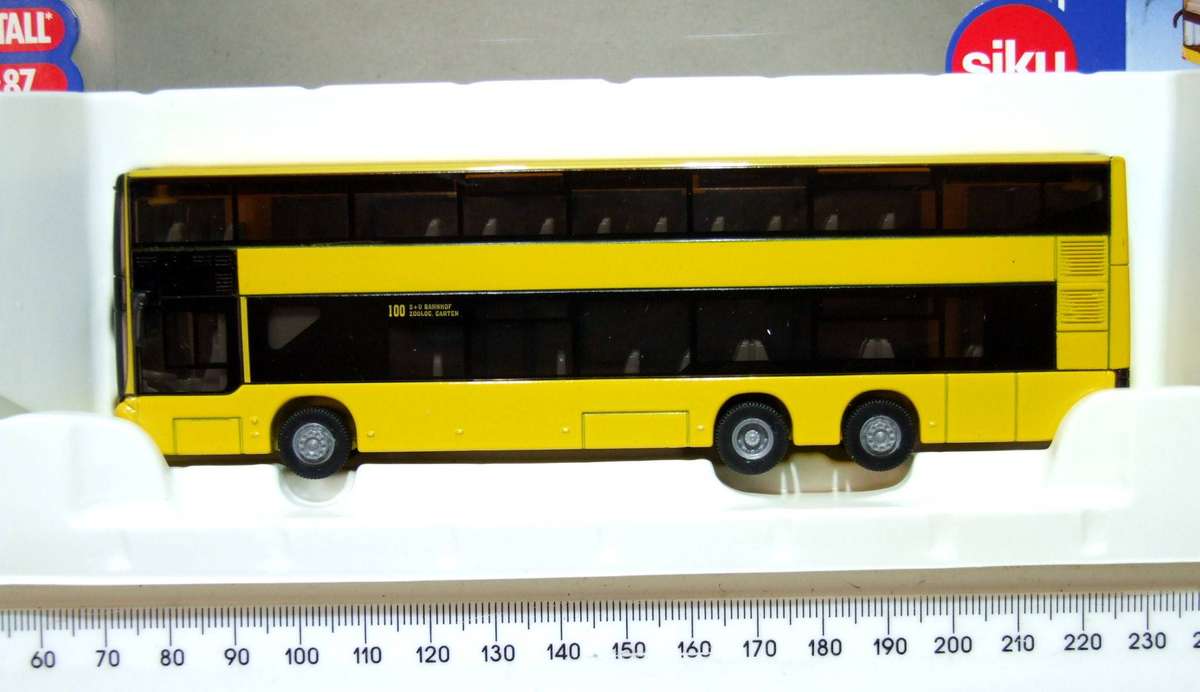 SIKU HO: Highly Detailed Passenger Double Deck Bus in Like New Boxed Condition.