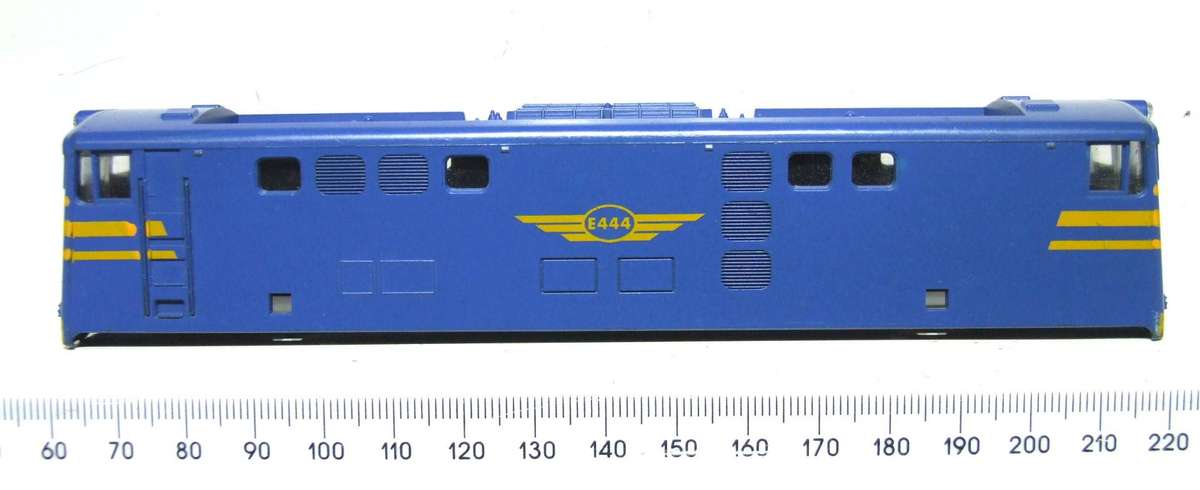 LIMA HO:  SAR ` Blue Train` E5 Locomotive Body in Very Good condition for Parts or Repair.(Italy)