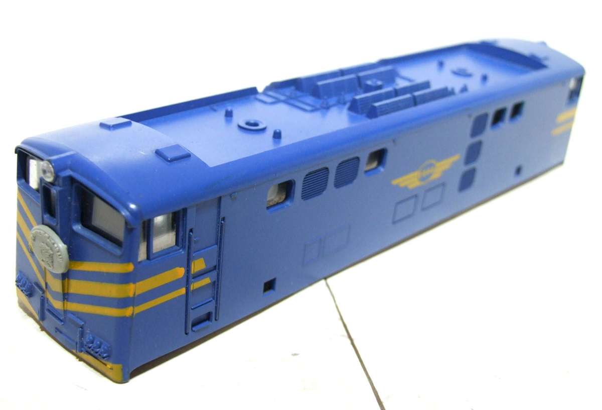 LIMA HO:  SAR ` Blue Train` E5 Locomotive Body in Very Good condition for Parts or Repair.(Italy)