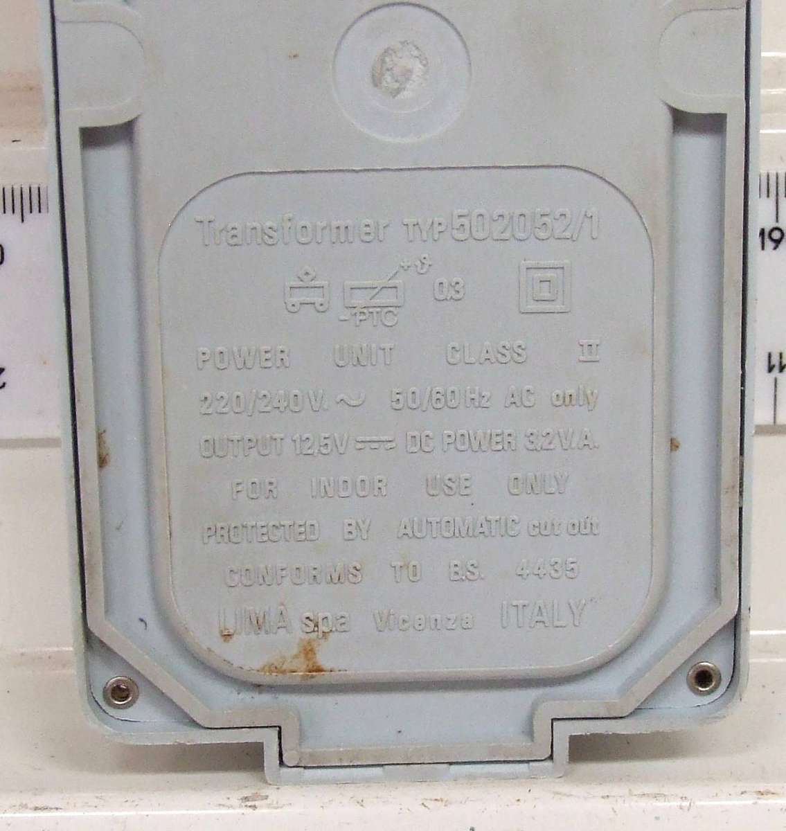 LIMA POWER SUPPLY:  European 220V/12.5V DC Power Supply/Controller in good un-boxed condition(Italy)