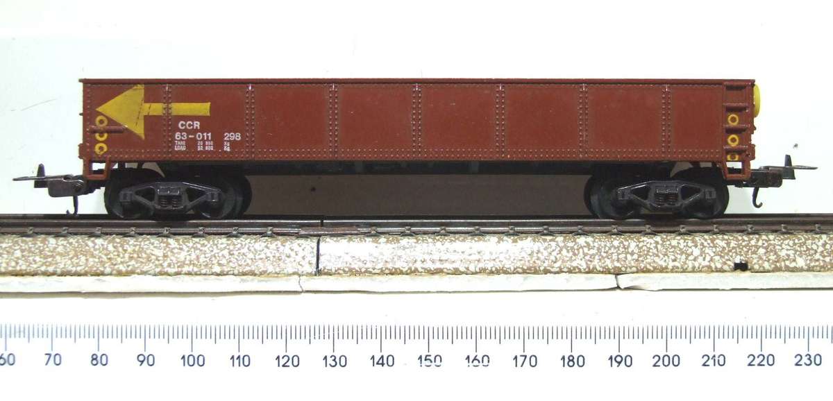 LIFE-LIKE HO: SAR CCR Coal Hopper in Good Un-boxed, Used condition (Italy)