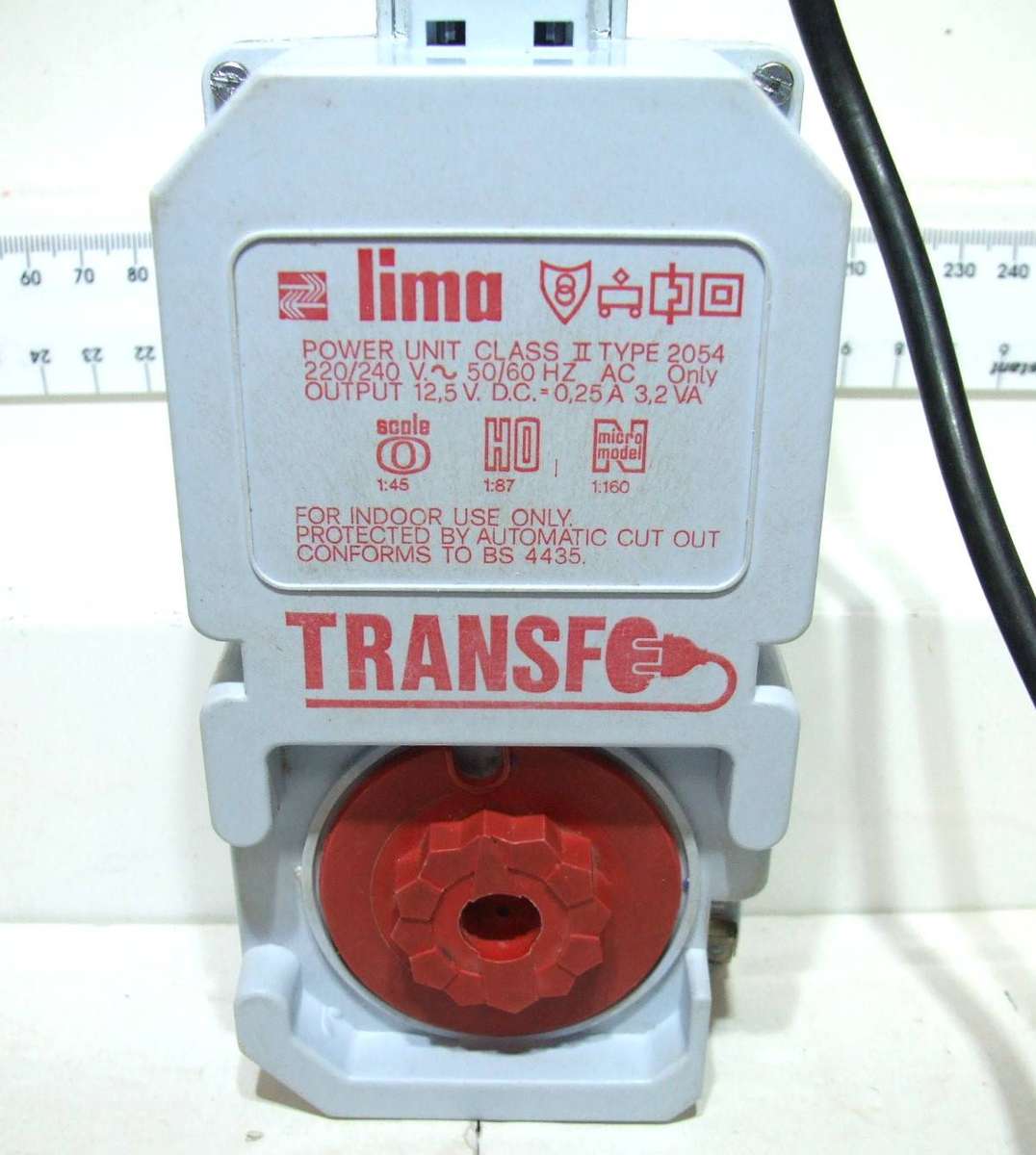 LIMA POWER SUPPLY:  European 220V/12.5V DC Power Supply/Controller in good un-boxed condition(Italy)