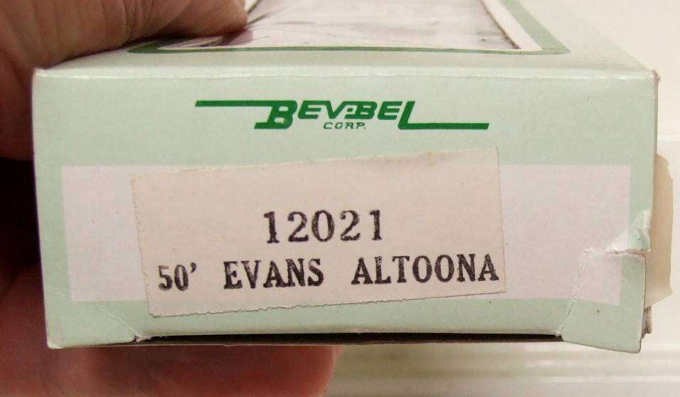 BEVEBEL Corp HO: 50' EVANS ALTOONA Box Car in Like New Boxed Condition
