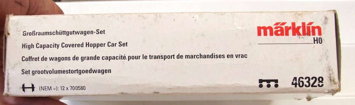MARKLIN HO: `HERFORDER PILS` High Capacity Hopper Car Set(46328) in New Boxed condition (Germany)