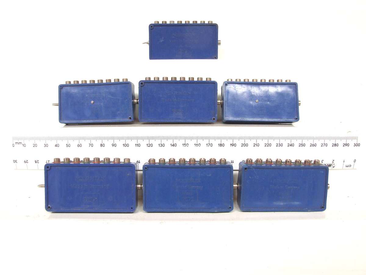 MARKLIN HO: 7pc Vintage Point Switches in Fair un-boxed condition (Germany)