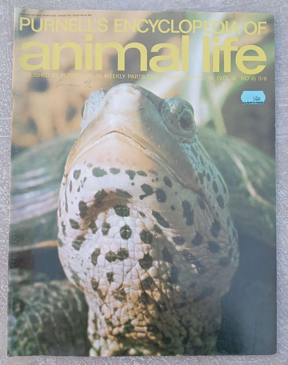 1970 Purnell's Encyclopedia Of Animal Life No86 (Vol6 No6)