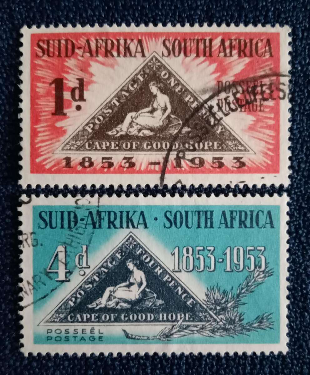 Union- 1953 Cape Triangular Stamp Centenary.