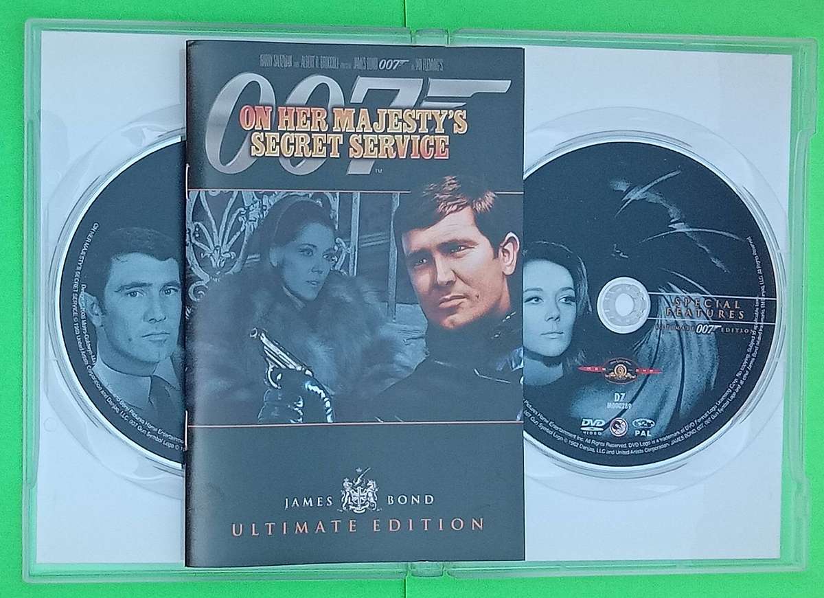 DVD- 007 On Her Majesty's Secret Service-Ultimate Edition 2 Disc DVD Set.