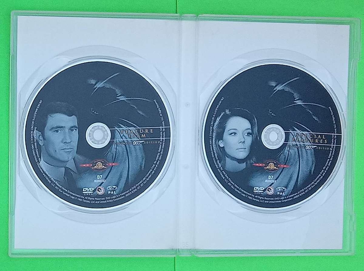 DVD- 007 On Her Majesty's Secret Service-Ultimate Edition 2 Disc DVD Set.