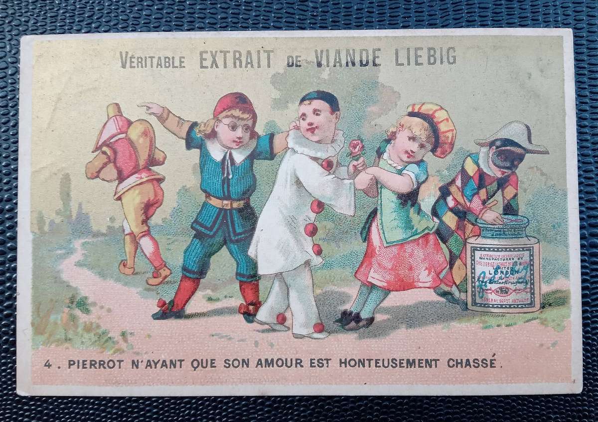 Advertising Card Extrait De Viande from The Liebig's Company London