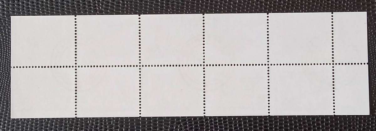 1997 R.S.A. 'Thulumela' Advertising strip on the big 5 Airmail postcard stamps used Stamps Used.