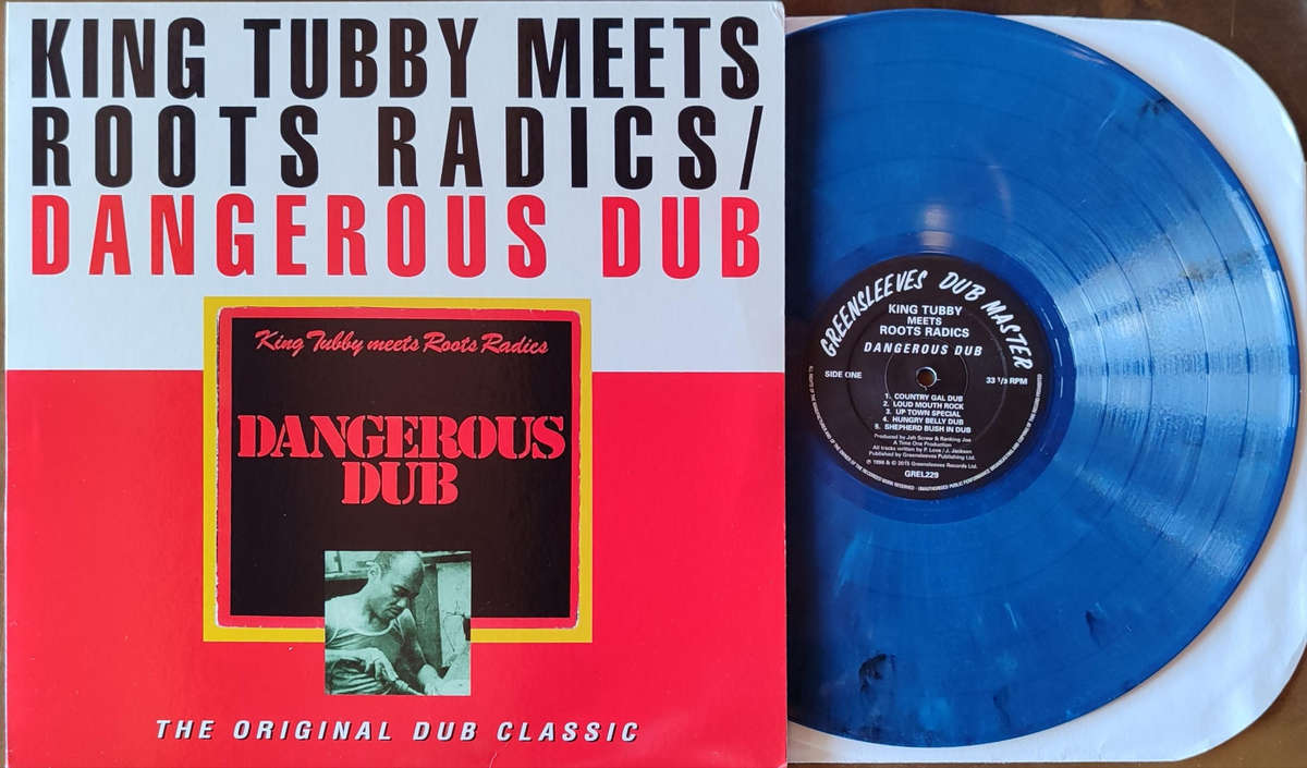 Kin Tubby Root Radics Dangeous Dub Vinyl Blue Splatter Reggae LP