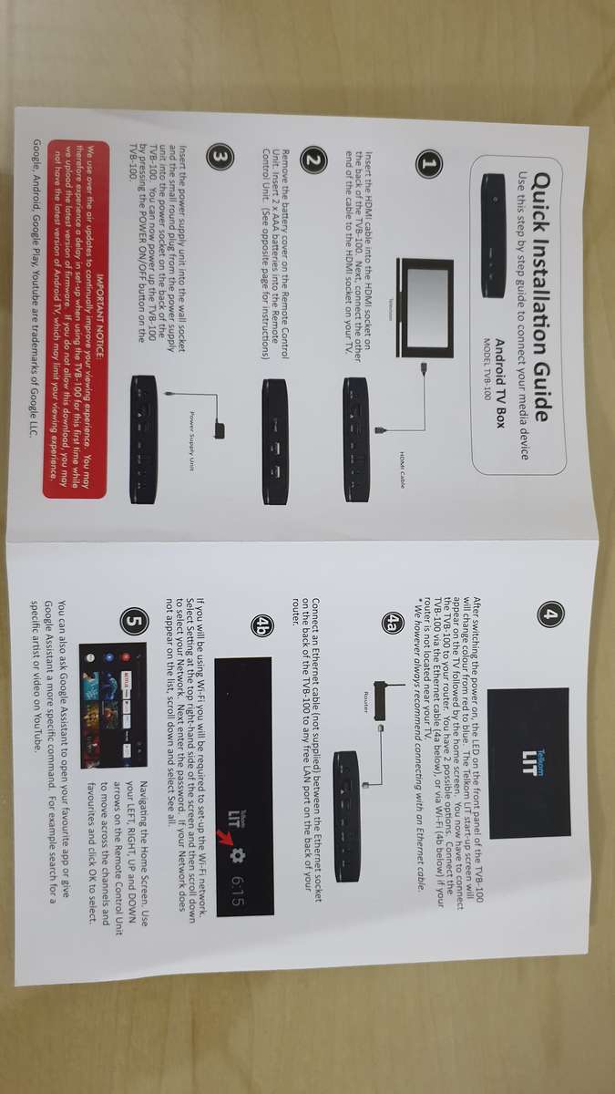 Telkom LIT TV Box- powered by androidtv