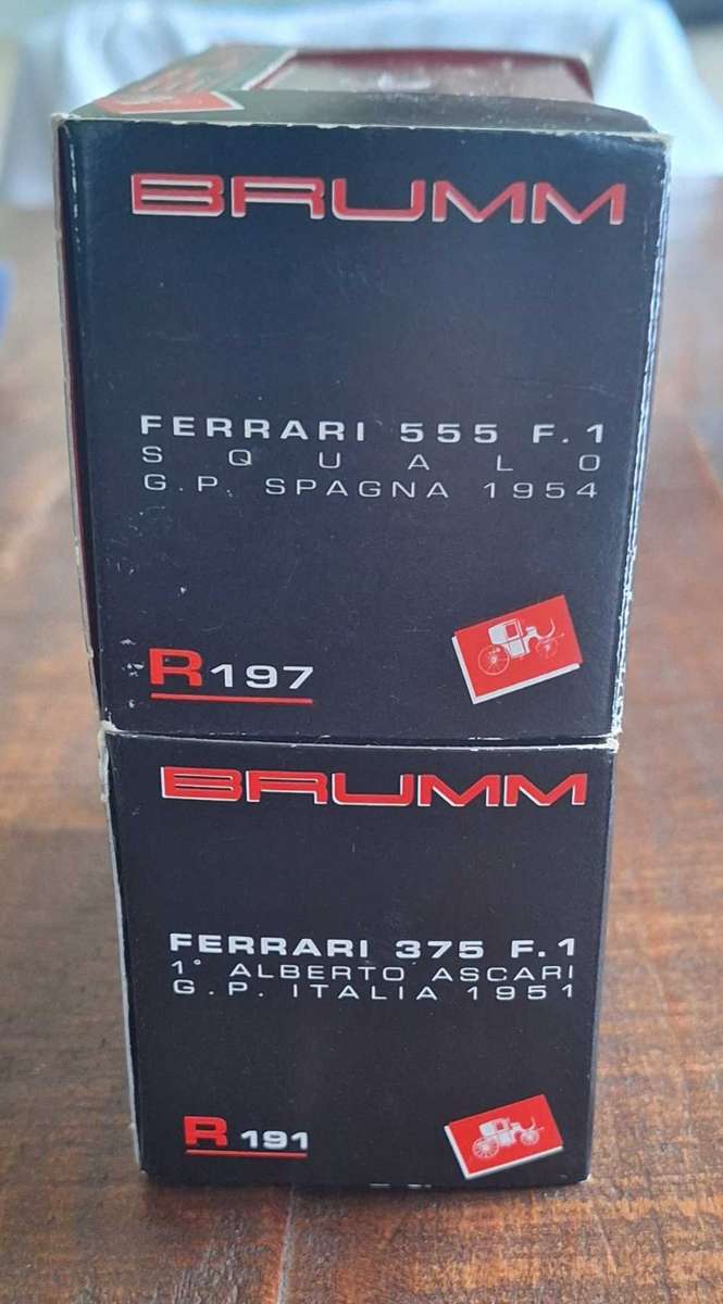 Set of 2x Brumm Ferrari models