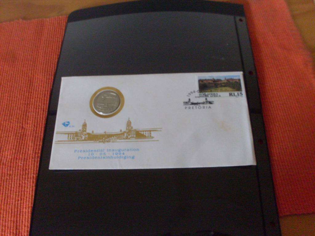 1994 SA PRESIDENTIAL INUAGURATION FDC/COIN 6.3C