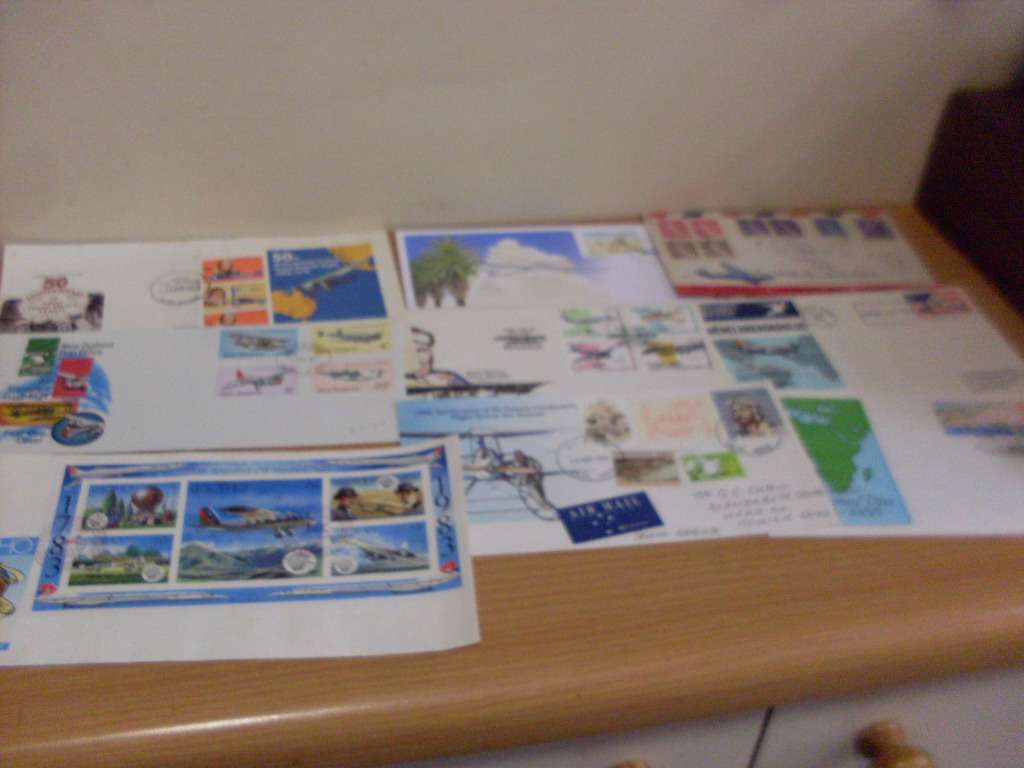 98 VARIOUS FLIGHT COVERS...SA AND OTHER