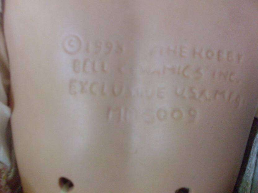 60 CM PORCELAIN DOLL 1995 BELL CERAMICS... ENJA