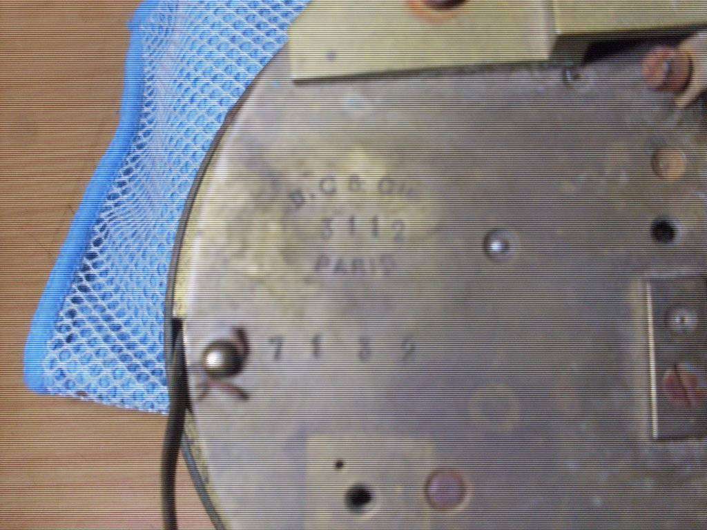 FRENCH BRASS CLOCK MECHANISM...SOLD AS IS...MEDAILLE DE BRONZE