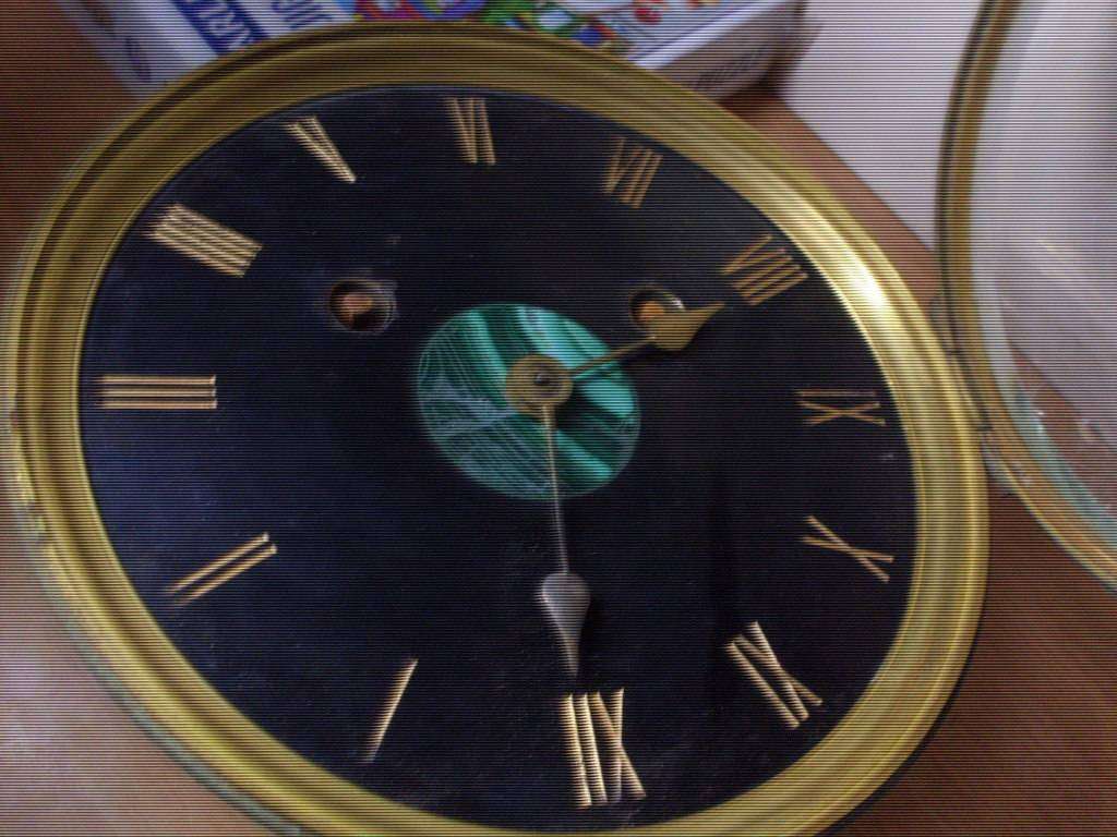 FRENCH BRASS CLOCK MECHANISM...SOLD AS IS...MEDAILLE DE BRONZE