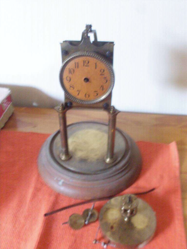 BRASS DOME CLOCK FOR SPARES...NOT WORKING