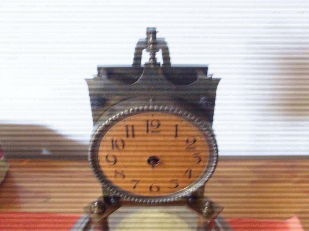 BRASS DOME CLOCK FOR SPARES...NOT WORKING