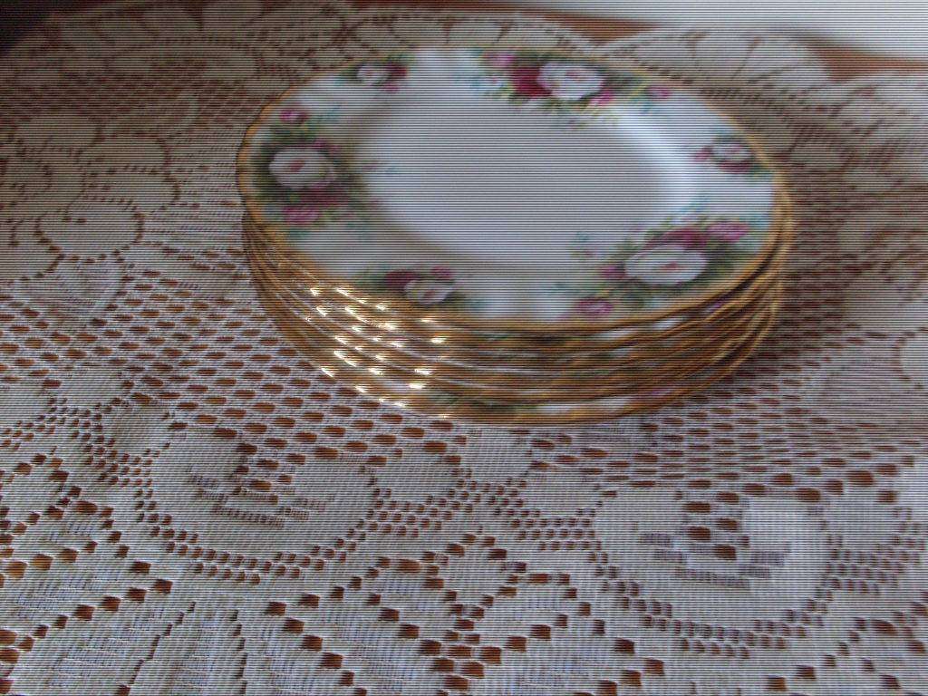 ROYAL ALBERT...6 X  TEA SIDE PLATES ....CELEBRATION PATTERN