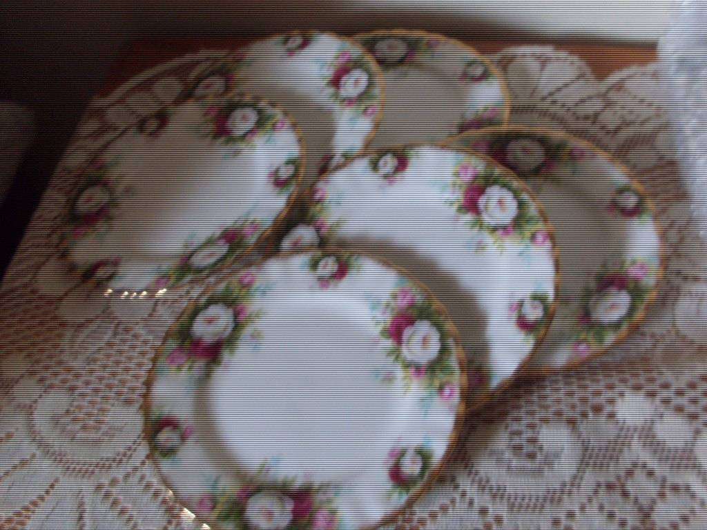 ROYAL ALBERT...6 X  TEA SIDE PLATES ....CELEBRATION PATTERN