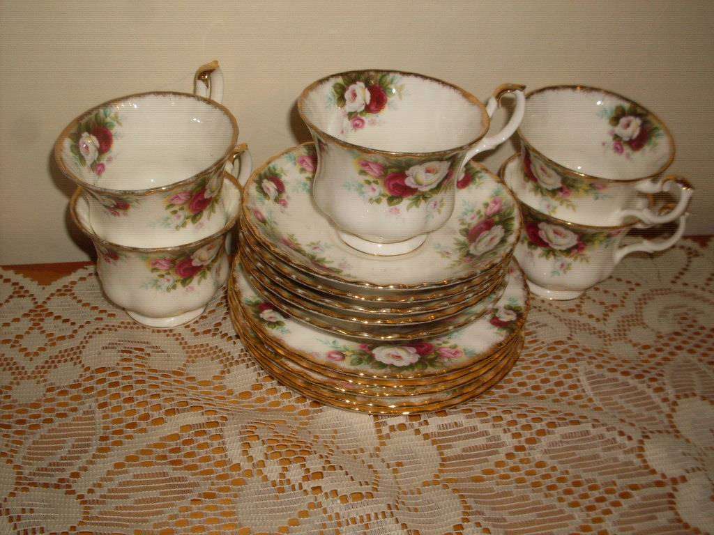 ROYAL ALBERT.... 5 TRIOS...CELEBRATION DESIGN