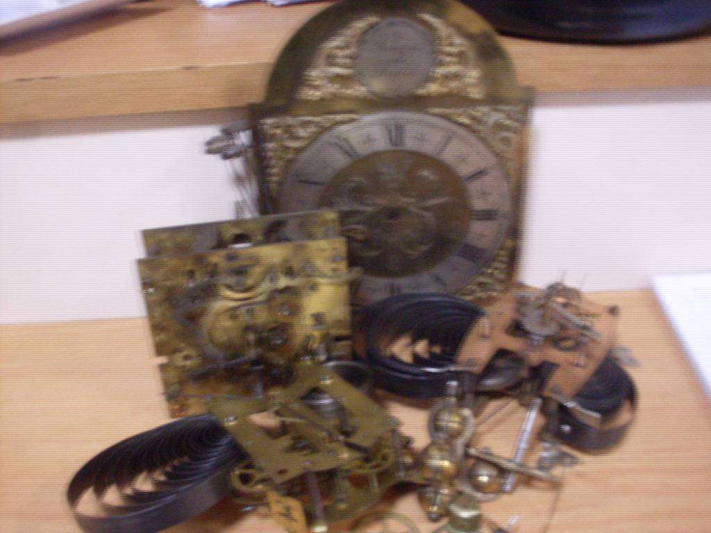 VARIOUS ENAMEL FACE BRASS PART MECHANISMS STRICLY FOR SPARES
