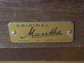 MAUTHE (GERMANY )MANTLE CLOCK...WORKING