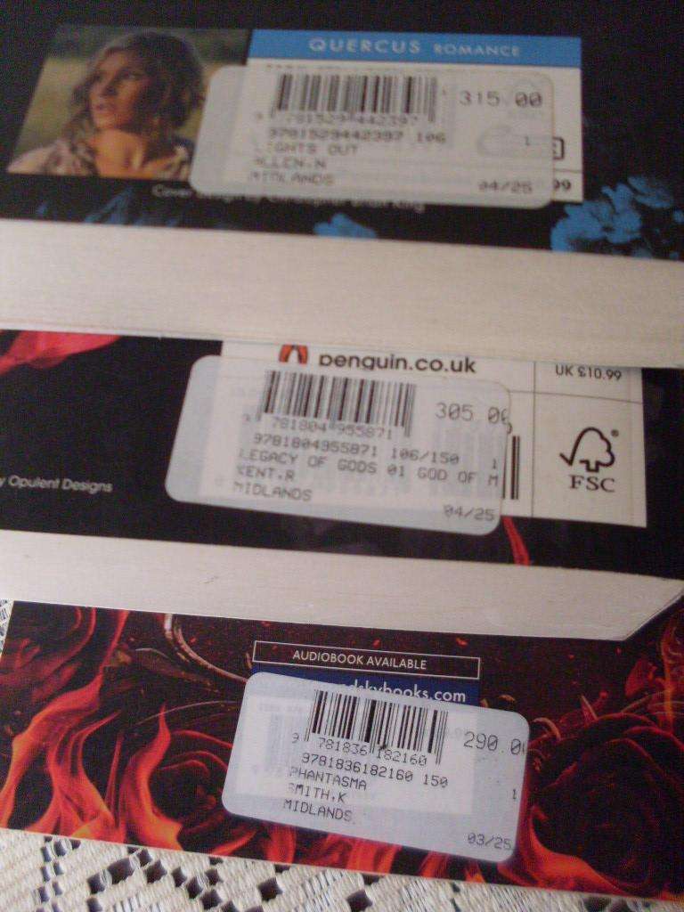 3 FANTASY HORROR PAPERBACK BOOKS...SEE PICS FOR DETAILS