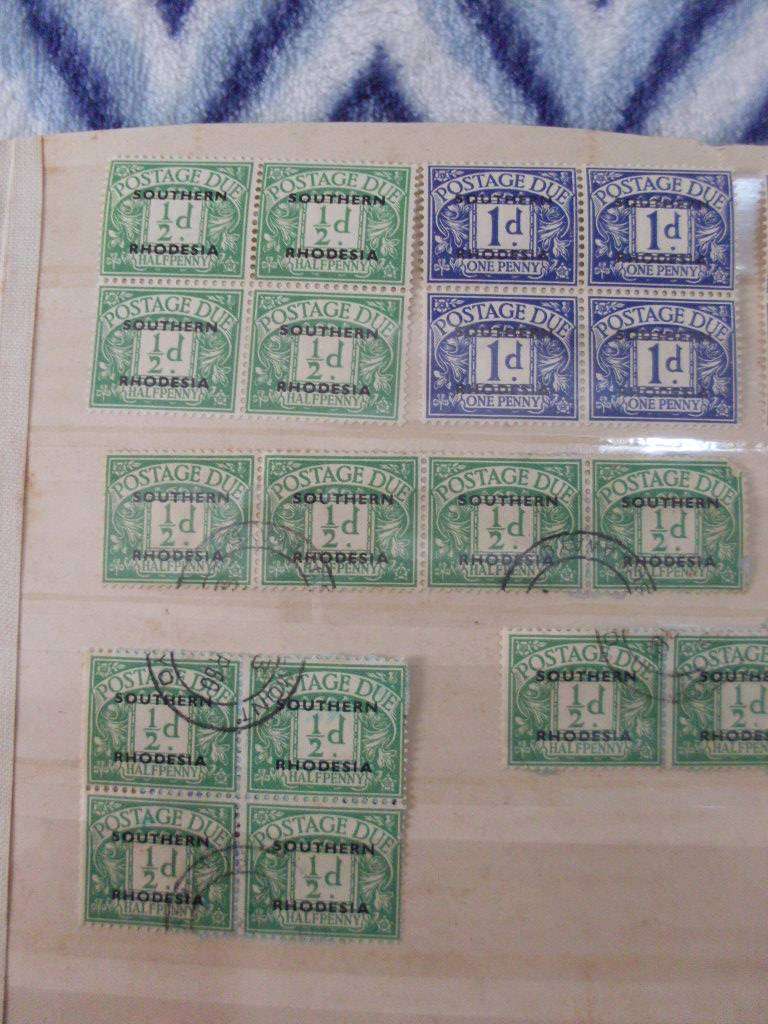 SOUTHERN RHODESIA POSTAGE DUES BLOCKS ... POSTAGE STAMPS AND MORE