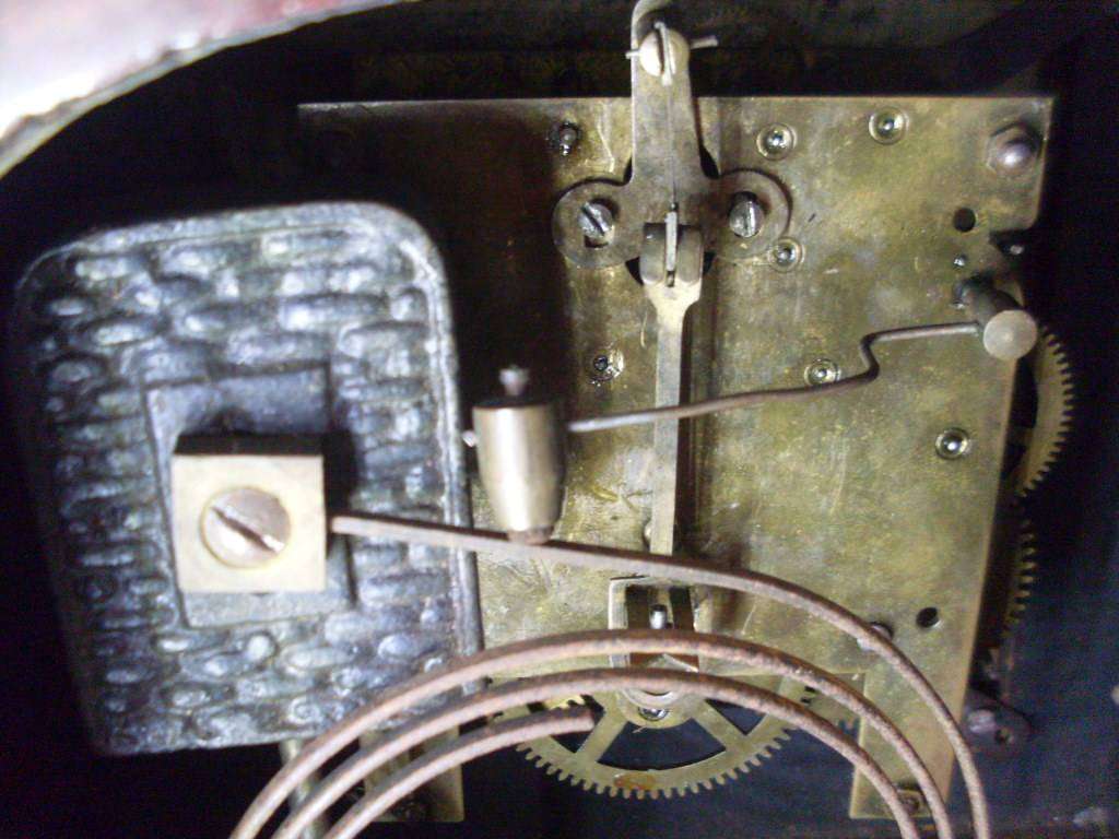 VINTAGE SQUARE MANTLE CLOCK...FOR SPARES REPAIRS OR RESTORATION