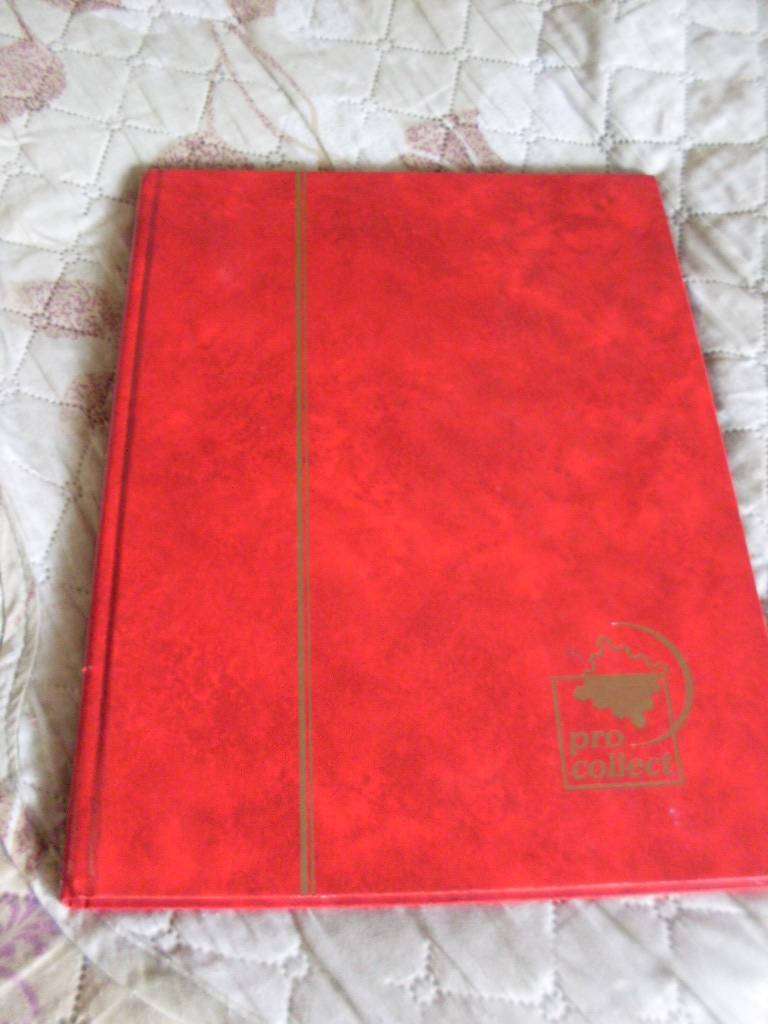 STAMP ALBUM WITH MOSTLY GERMANY AND AUSTRALIA USED/UNUSED POSTAGE STAMPS