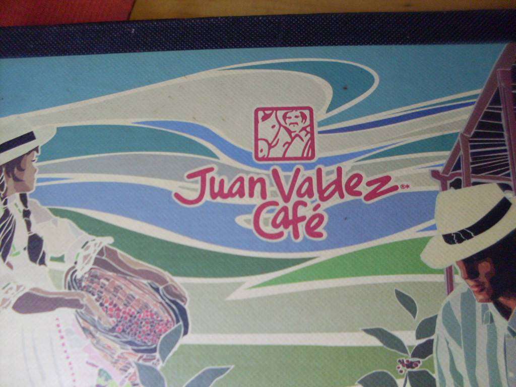 BOXED JUAN VALDEZ CAFE EXPRESSO CUPS/SAUCERS...SET OF 4