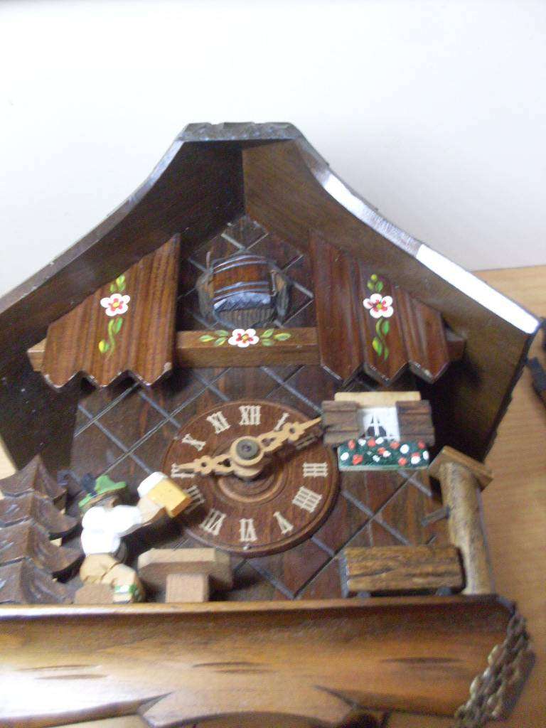 LATE ENTRY...VERY UNUSUAL VINTAGE SCHNEIDER/SOHNE/REGULA/SWISS MANTLE CLOCK...WORKING