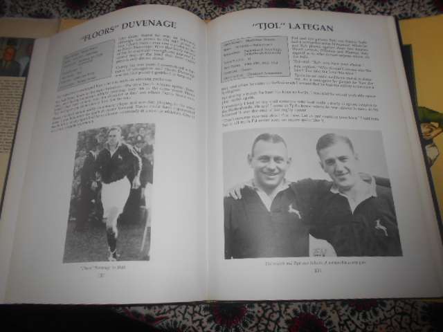 DOC CRAVEN'S TRIBUTE - THE LEGENDS OF SPRINGBOK RUGBY 1889-198 autographed 1st ed
