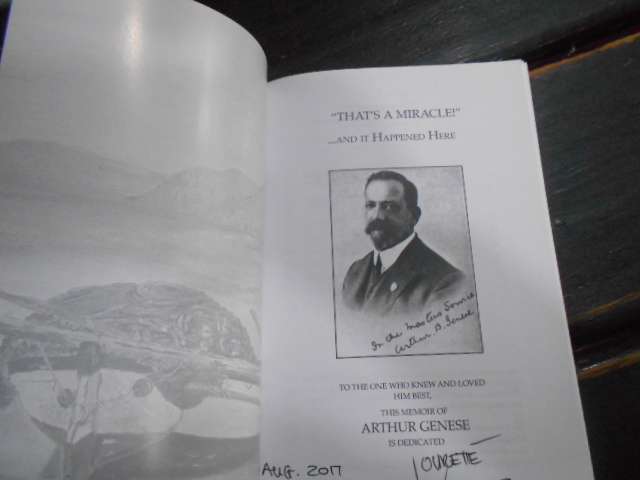 ARTHUR GENESE -  A MIRACLE, HAPPENED IN SOUTHERN SUBURBS CAPE TOWN
