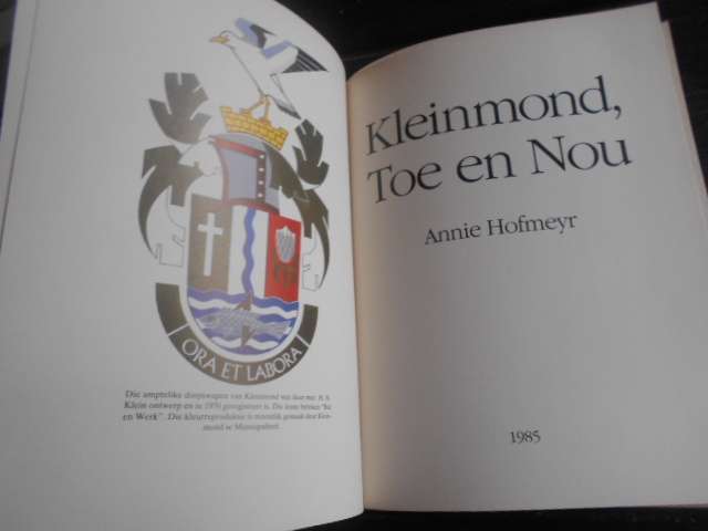 KLEINMOND TOE EN NOU - (interessante geskiedenis) - ANNIE HOFMEYR 1985  geilus fotos sagteband