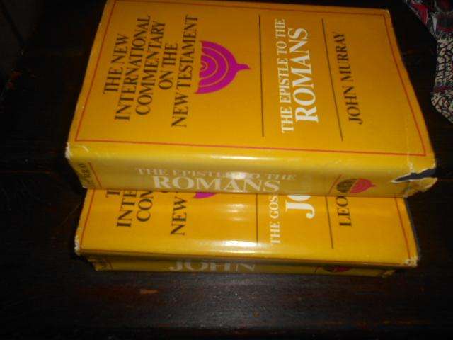 2 books -  New Testament  1 Epistle to Romans J Murray 2 Gospel according to John L Morris