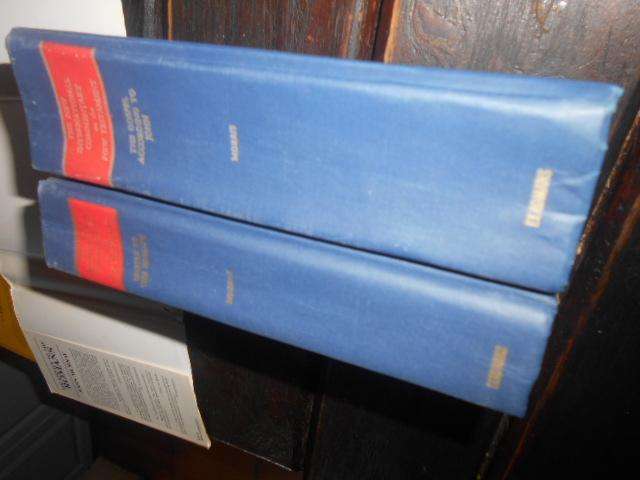 2 books -  New Testament  1 Epistle to Romans J Murray 2 Gospel according to John L Morris